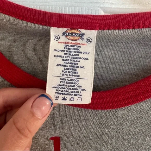 VINTAGE DICKIES GIRL BOWLING CLUB TEE - Picture 4 of 4